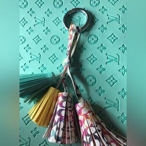 Handmade Spring Time Tassel Key Holder